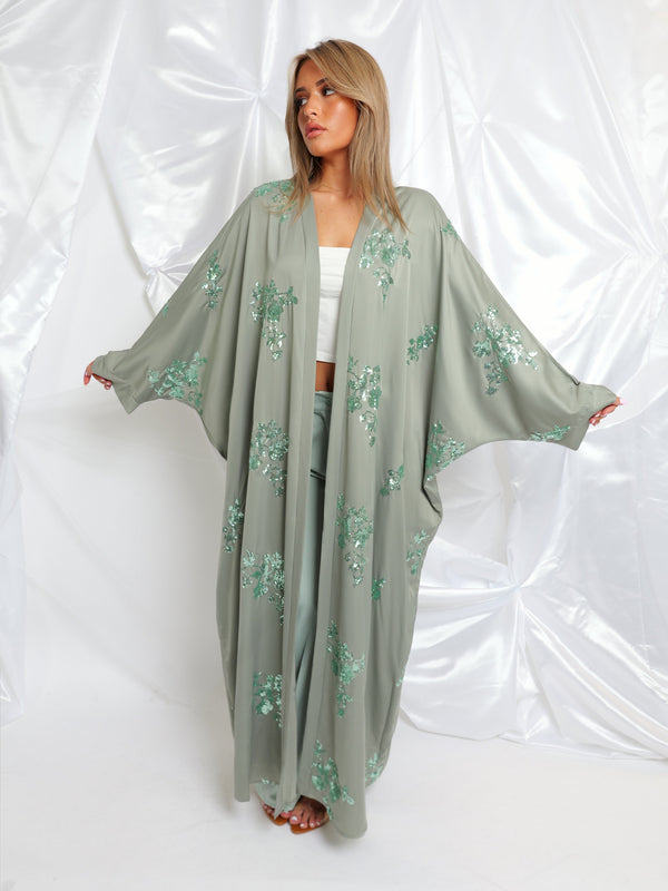 Kimono jade impérial
