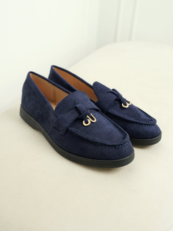 Mocassin bleu marine