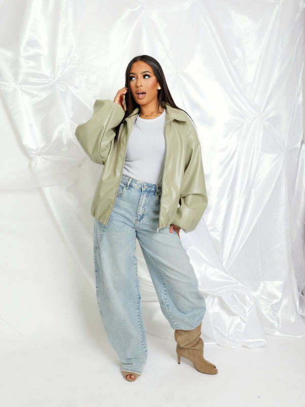 Veste Dark Icon longue - vert sauge