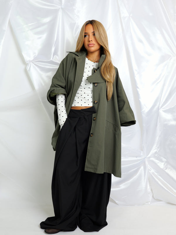 Trench coupe cape