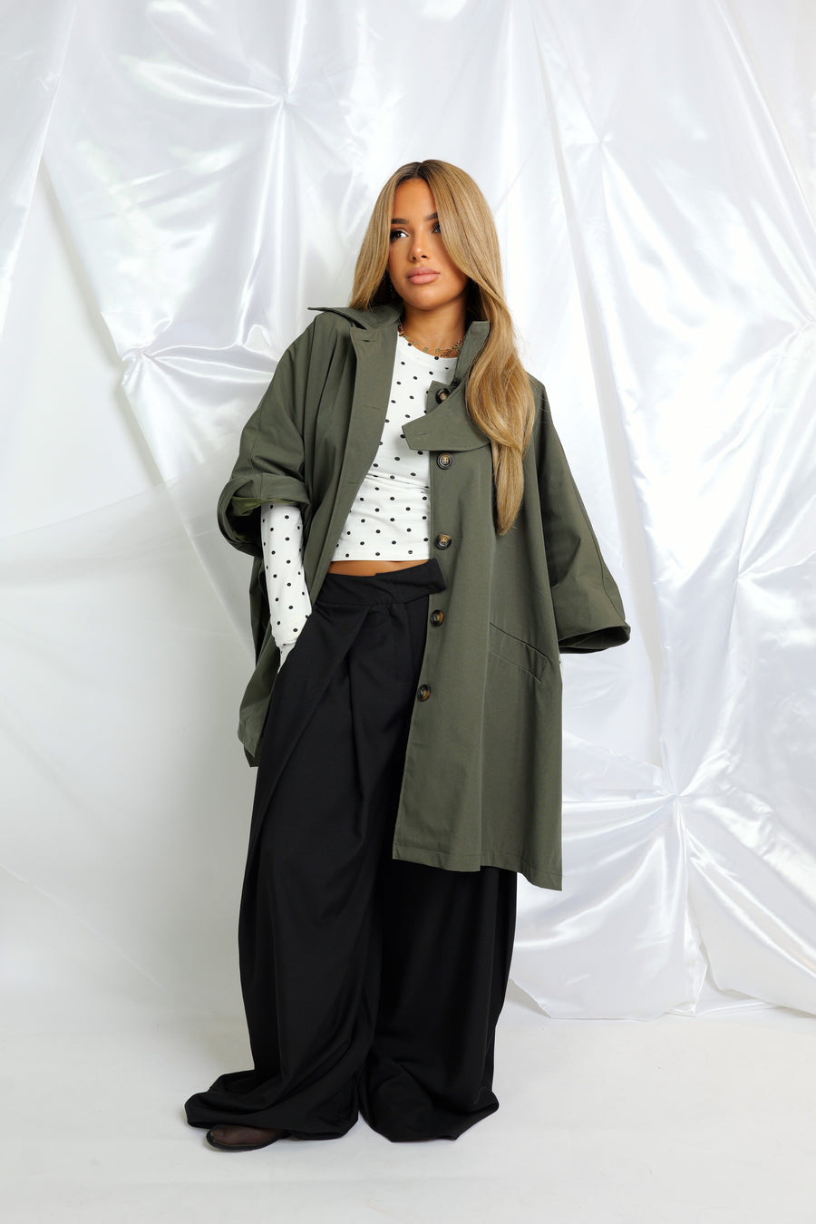 Trench coupe cape