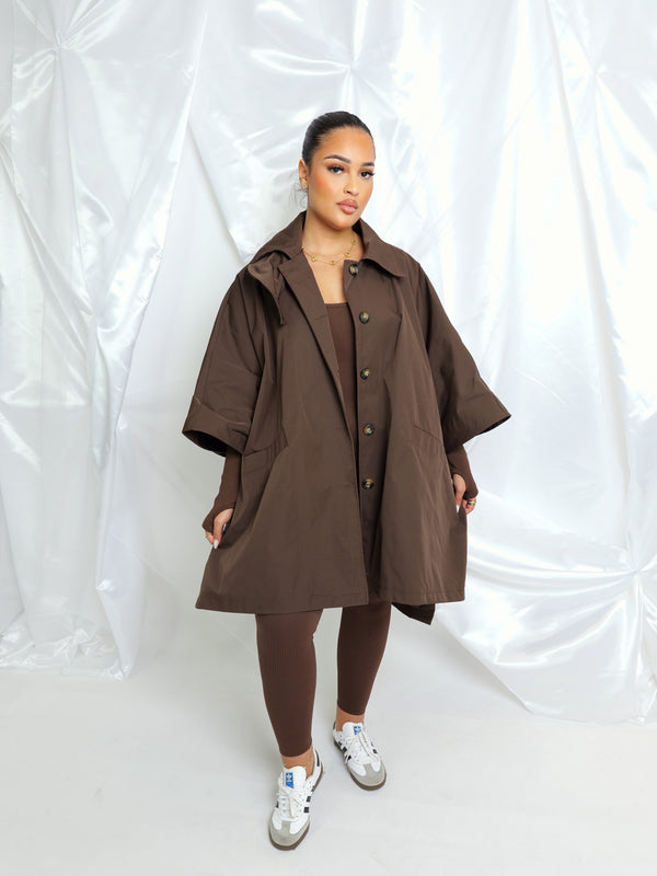 Trench coupe cape