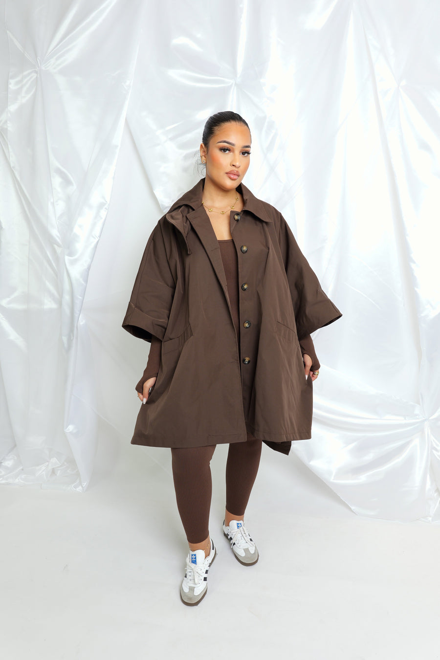 Trench coupe cape