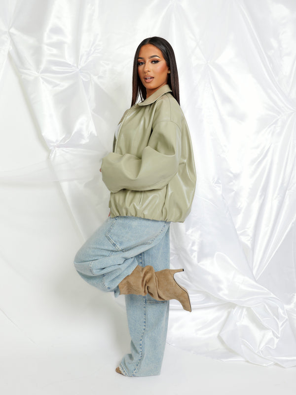 Veste Dark Icon longue - vert sauge