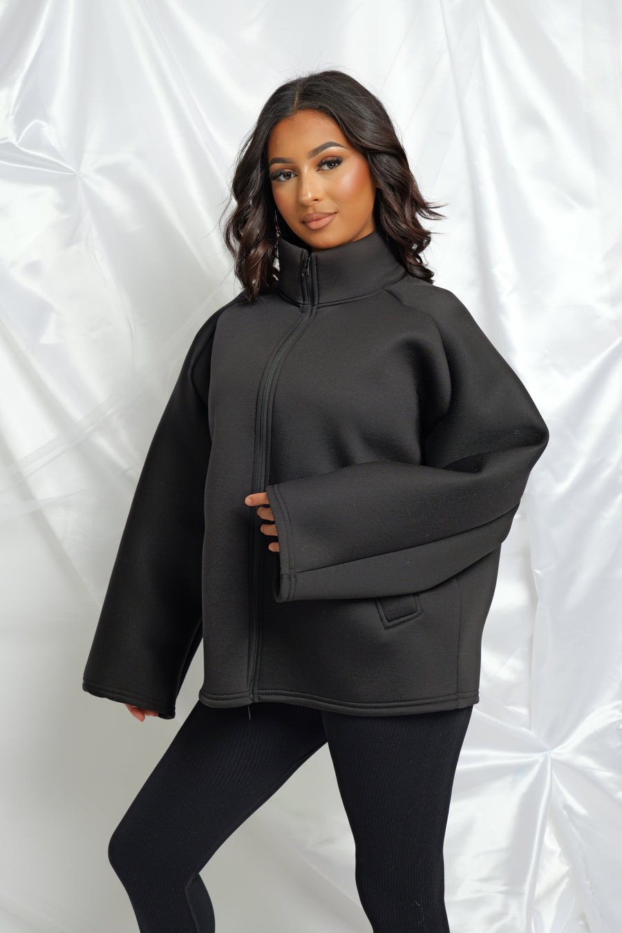 Zip Hoodie CAMPUS – Col haut