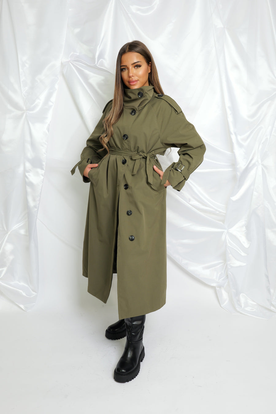 Trench col Sophistiqué