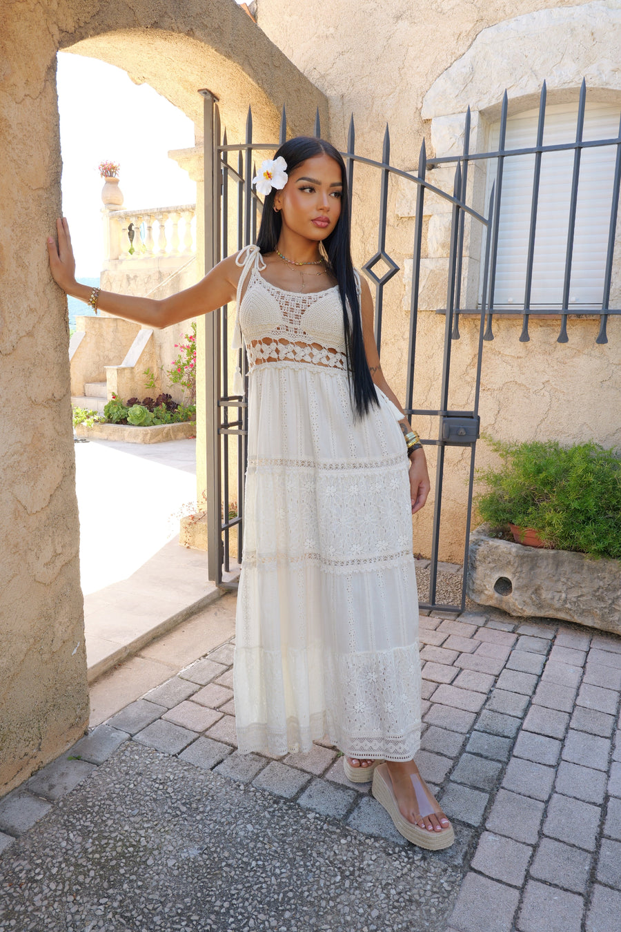 Robe Ibiza crochet