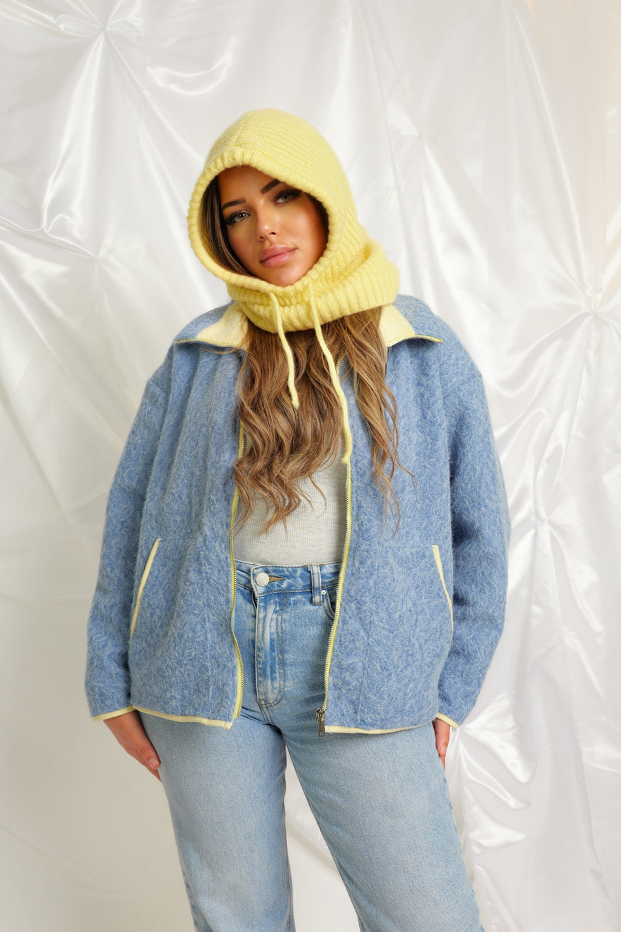 Capuche en maille