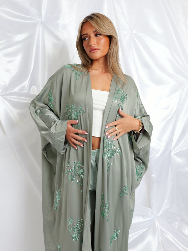 Kimono jade impérial