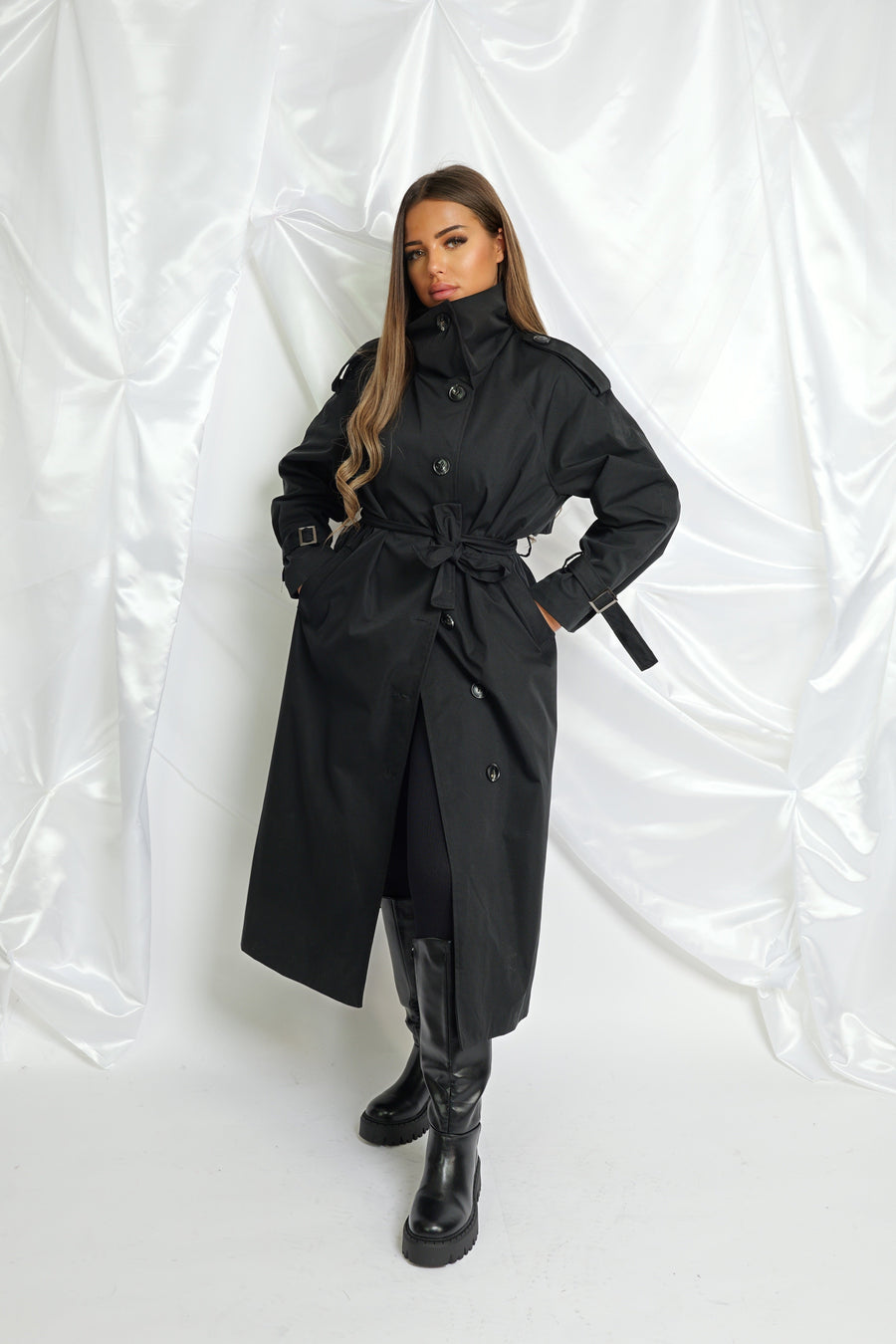 Trench col Sophistiqué