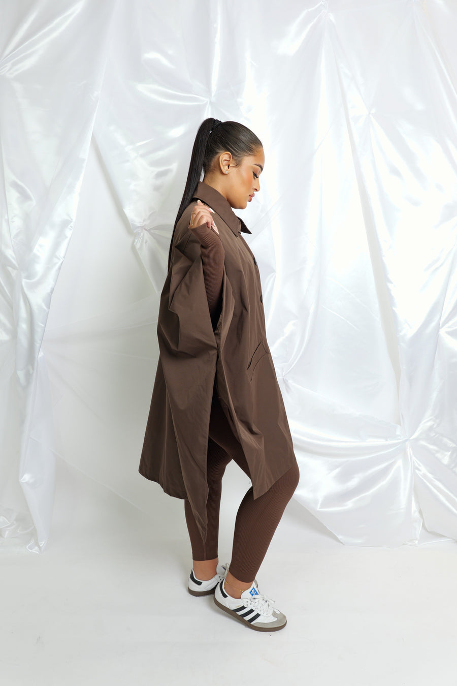 Trench coupe cape