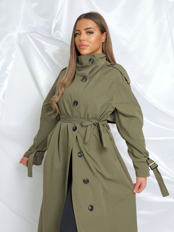 Trench col Sophistiqué