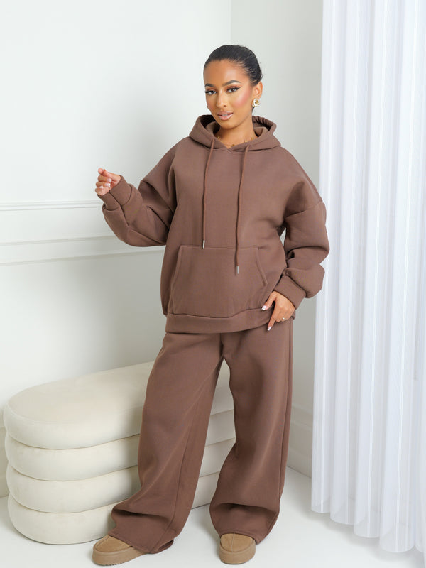 Ensemble à capuche molletonné