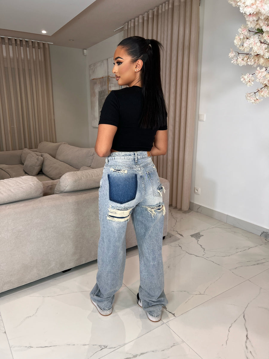 Jeans parfait destroy