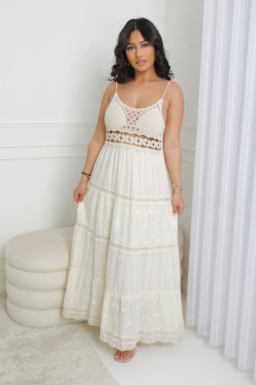 Robe Ibiza crochet