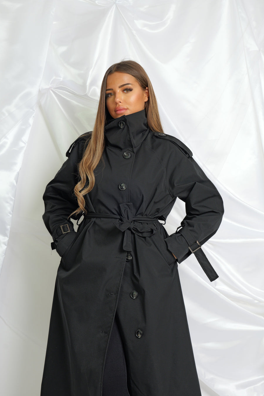 Trench col Sophistiqué
