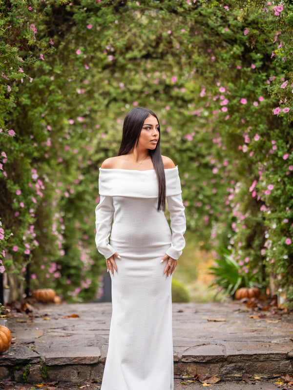 Robe reine blanche