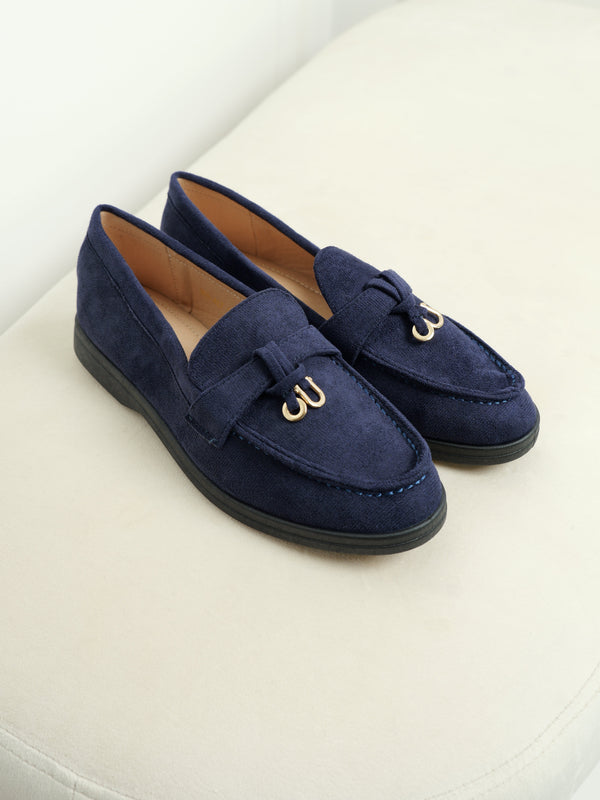 Mocassin bleu marine