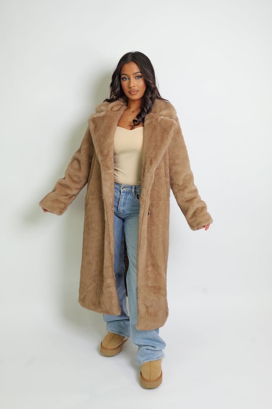 Manteau Teddy Long Premium