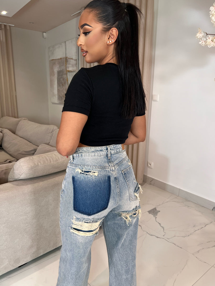 Jeans parfait destroy