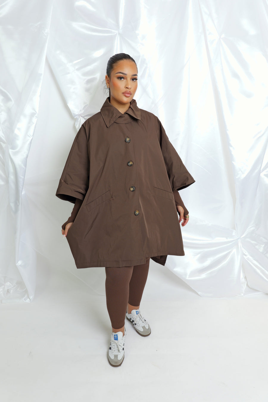 Trench coupe cape