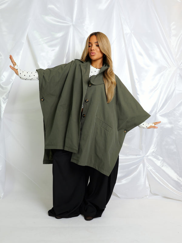 Trench coupe cape