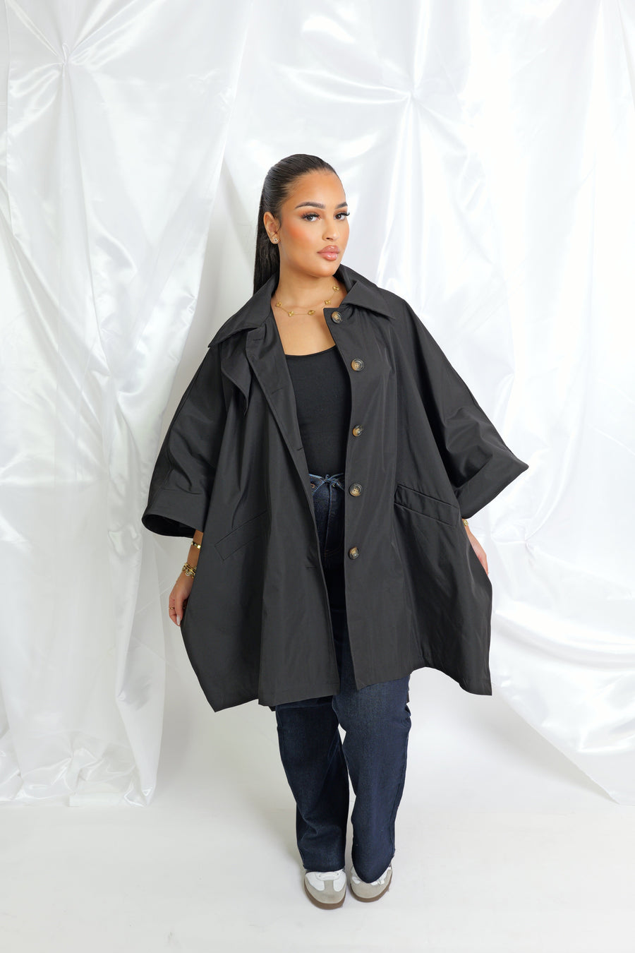 Trench coupe cape