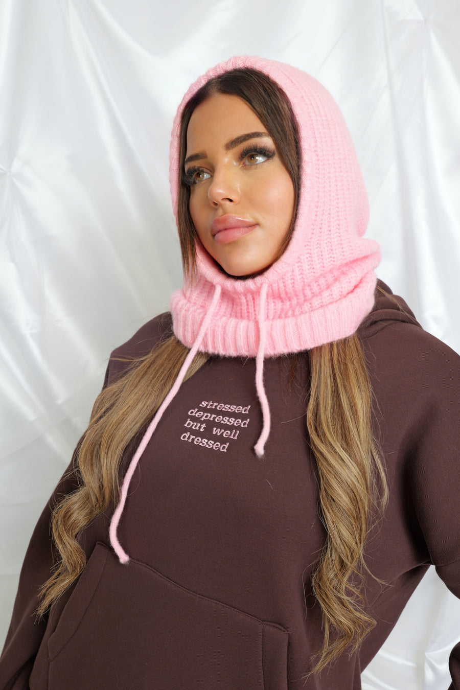 Capuche en maille