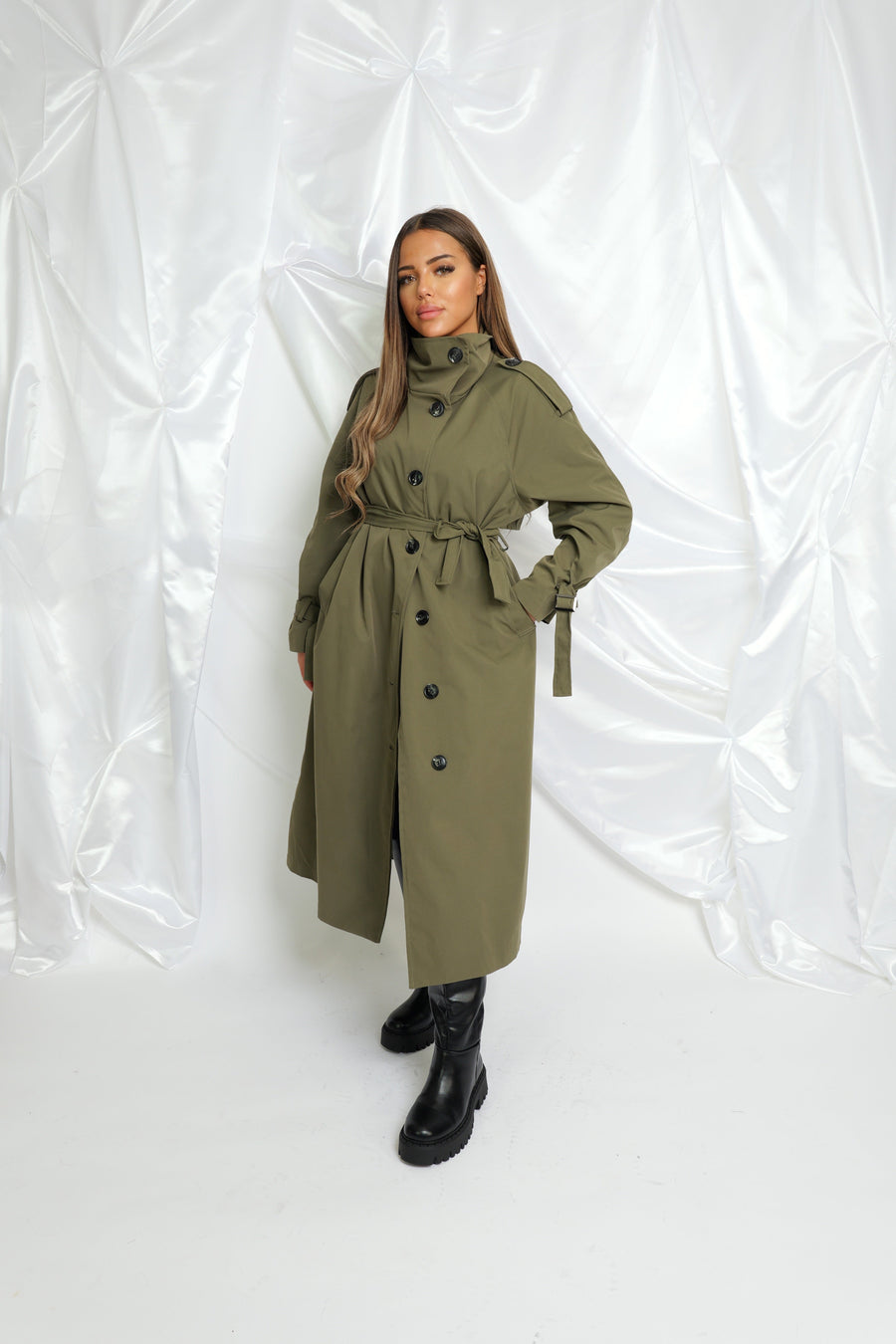 Trench col Sophistiqué