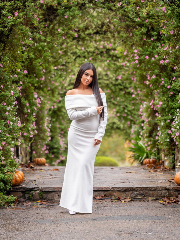 Robe reine blanche