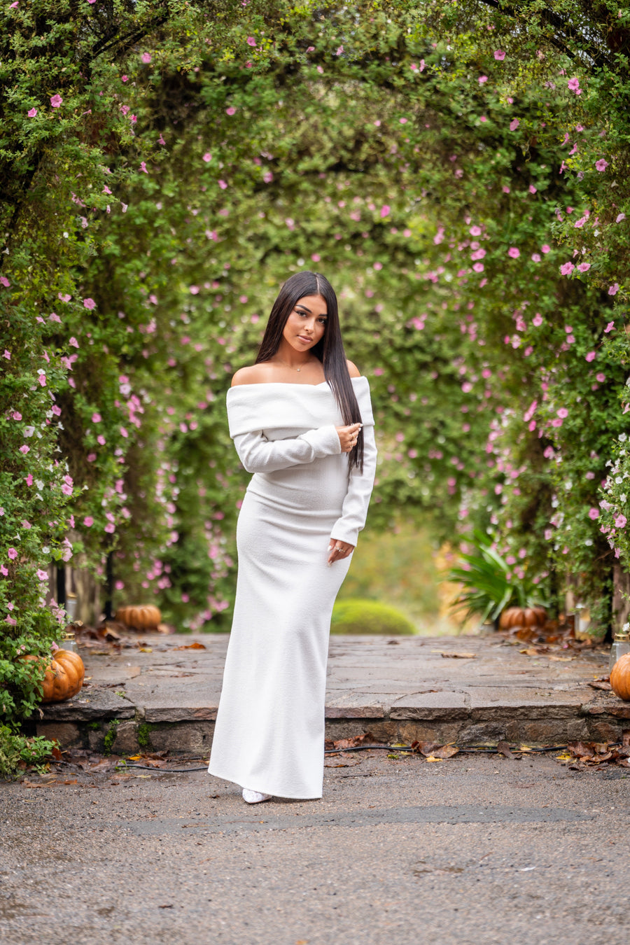 Robe reine blanche