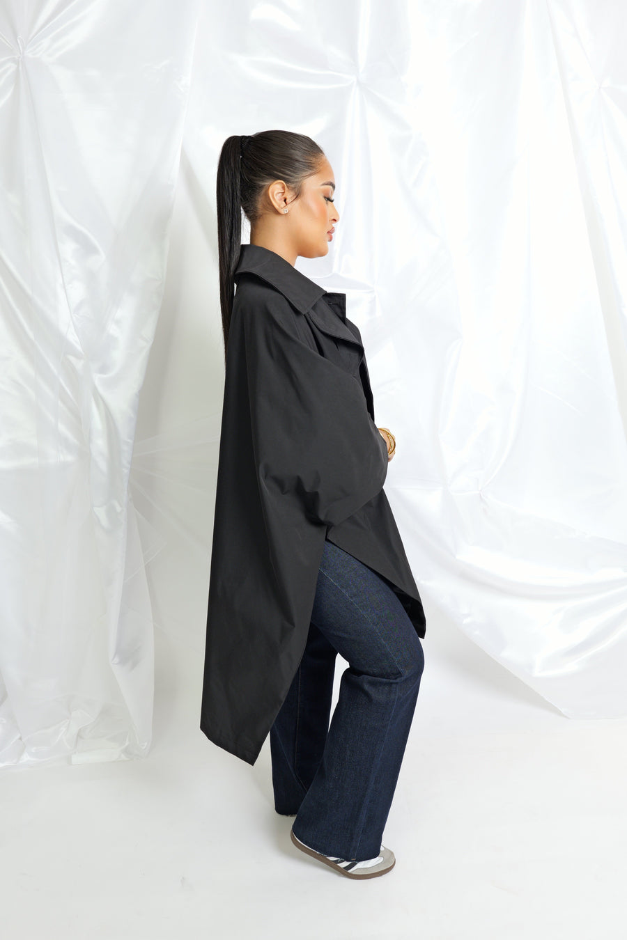 Trench coupe cape